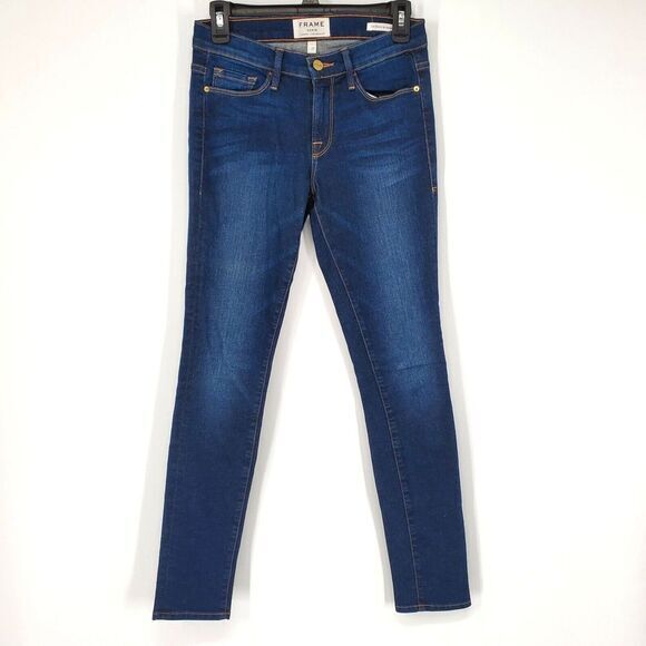 Women's Frame Le Skinny‎ De Jeanne Jeans Size 27 Columbia Road - Picture 1 of 4